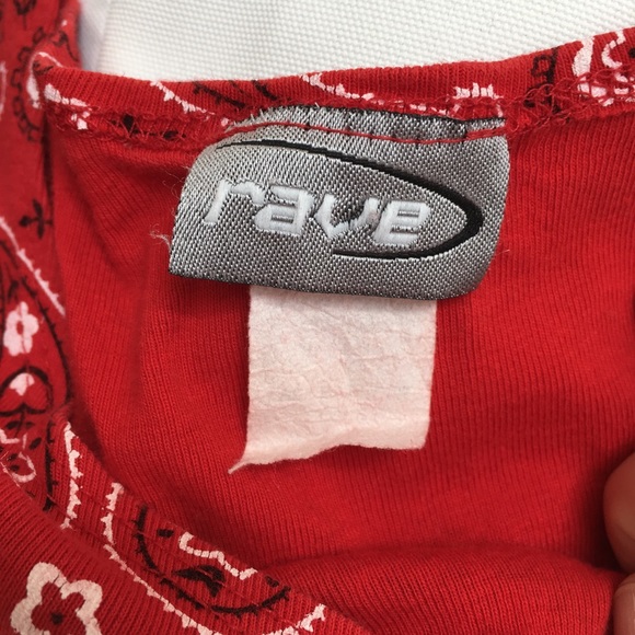 SOLD :: Vintage 90s Bandana Print Tank Top - Picture 5 of 5